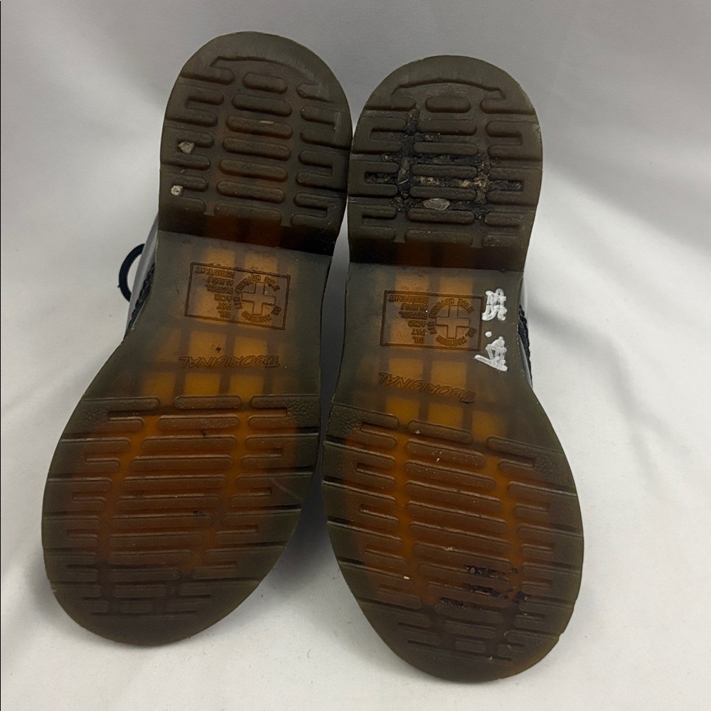 Dr. Martens Women’s 1460W Combat Boots Size 6 US 4 UK Patent Leather Black - Picture 12 of 15